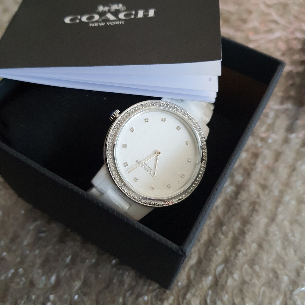 NEW Coach Audrey Crystal 35mm Watch - Picture 2 of 10